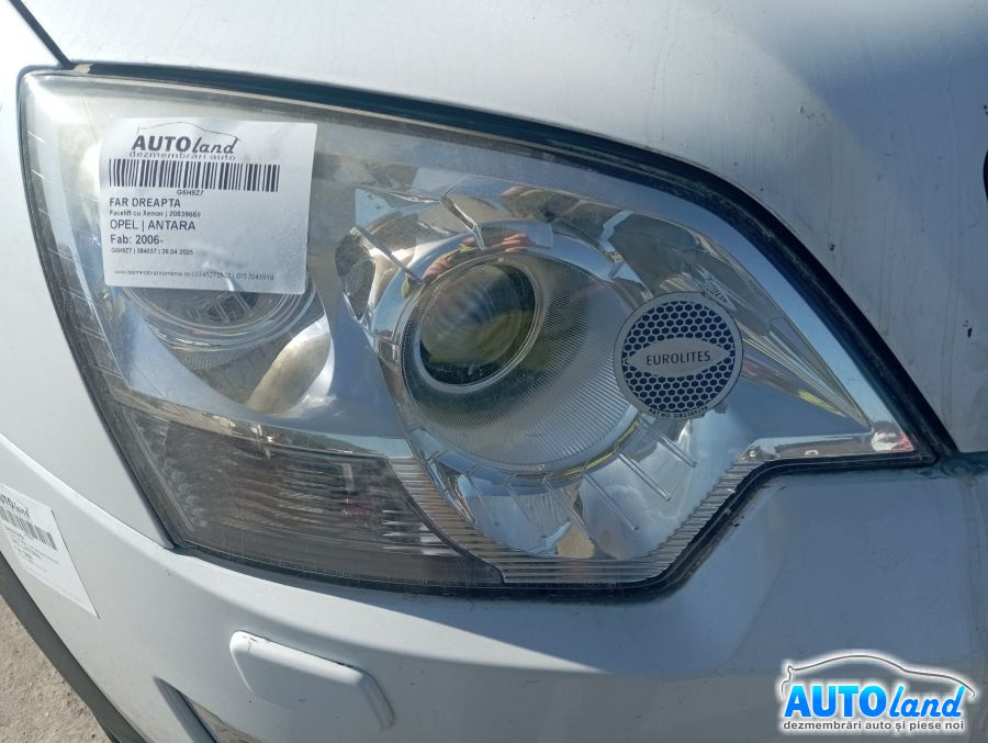 Far Dreapta 20839669 Facelift cu Xenon Opel ANTARA 2006