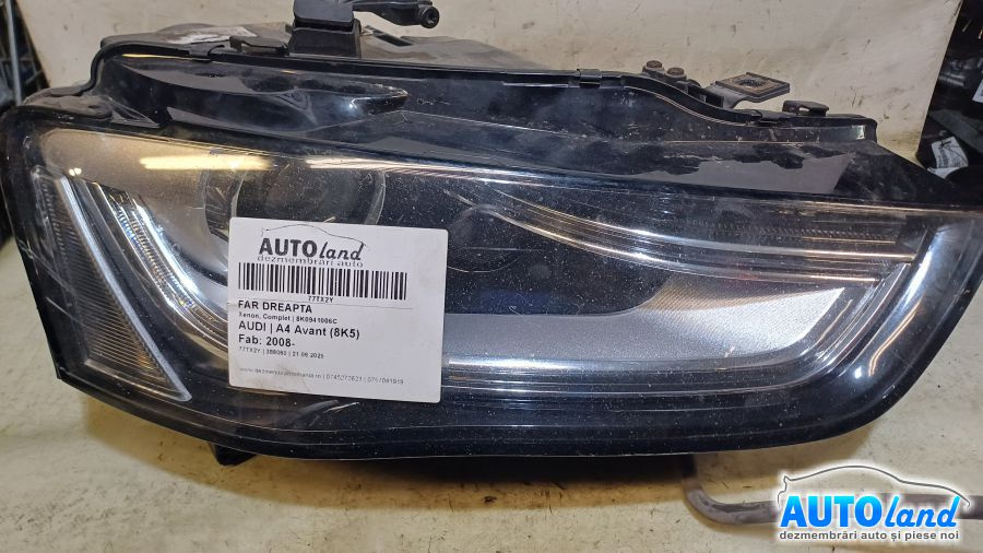 Far Dreapta 8k0941006c Xenon, Complet, Facelift Audi A4 Avant 8K5 2008