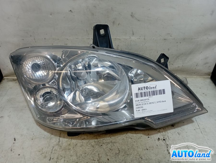 Far Dreapta A6398202161 Facelift Mercedes-Benz VITO bus W639 2003