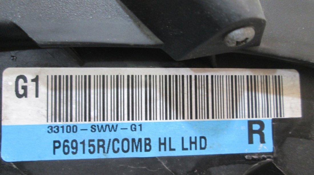 Far dreapta BIXENON Honda CRV an 2007 2008 2009 2010 2011 2012 cod 33100-SWW-61