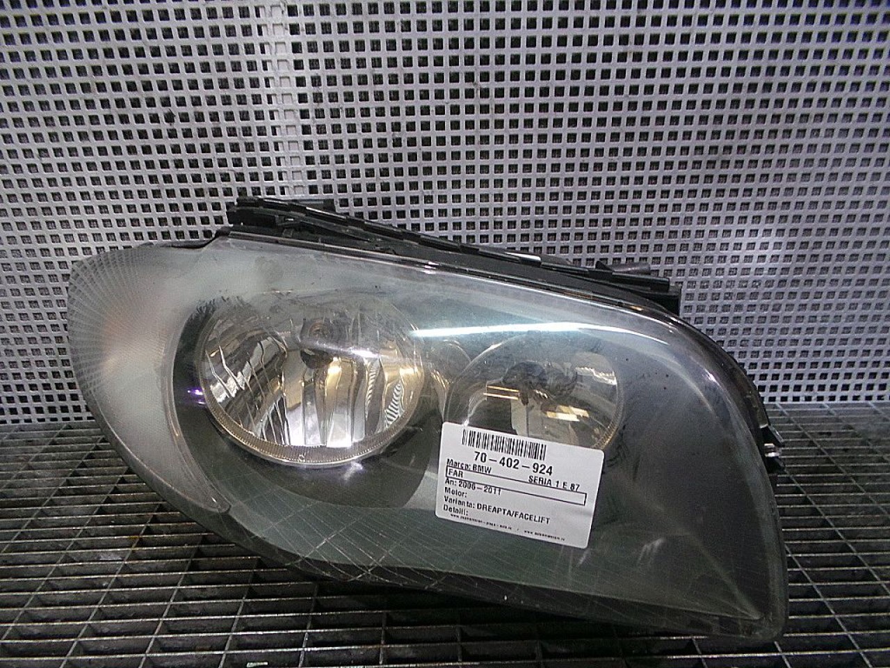 FAR DREAPTA BMW SERIA 1 E 87 SERIA 1 E 87 - - (2004 2011)