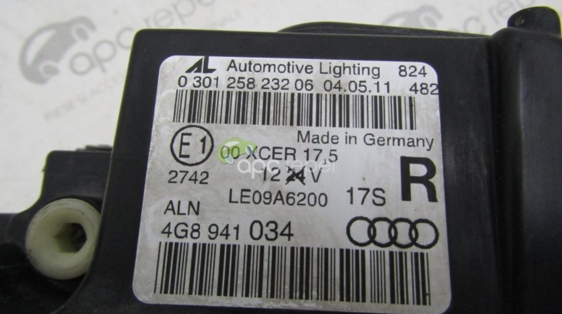 Far dreapta complet Full LED Audi A7 4G (2010 - 2014) - Cod: 4G8941034