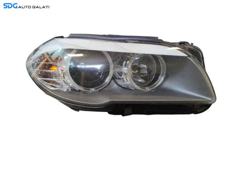 Far Dreapta cu Lupa FARA Xenon BMW Seria 5 F10 F11 2009 - 2017 Cod 7203242-11 (Prezinta Defecte in p...