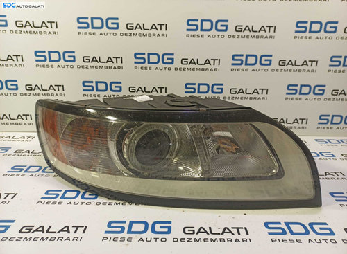 Far Dreapta cu Lupa FARA Xenon Volvo V50 FL Facelift 2007 - 2012 Cod 31265701 0301237602 [L1733]