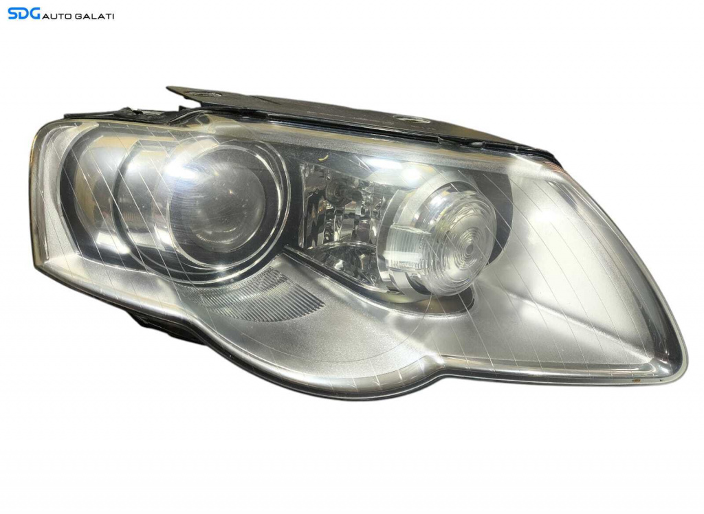Far Dreapta cu Lupa si Bi Xenon EUROPA Volkswagen Passat B6 2005 - 2010 Cod 3C0941752G 89312660 3D0907391B [LC2129]