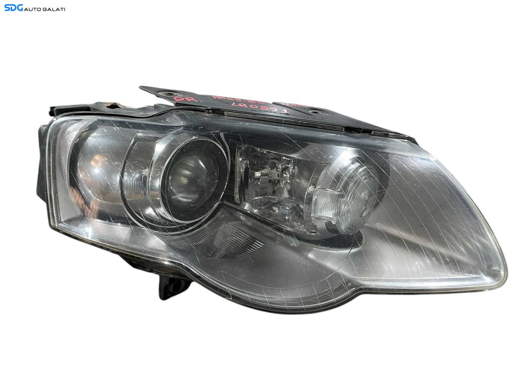 Far Dreapta cu Lupa si Bi Xenon EUROPA Volkswagen Passat B6 2005 - 2010 Cod 3C0941752G 89312660 3D0907391B [LR0391]