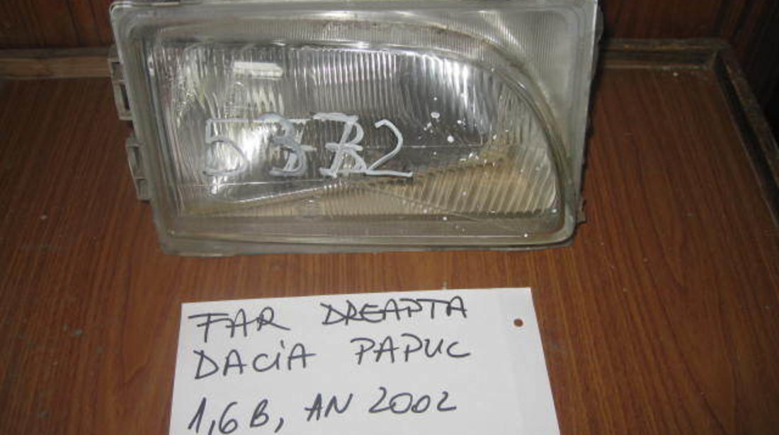 Far dreapta dacia papuc