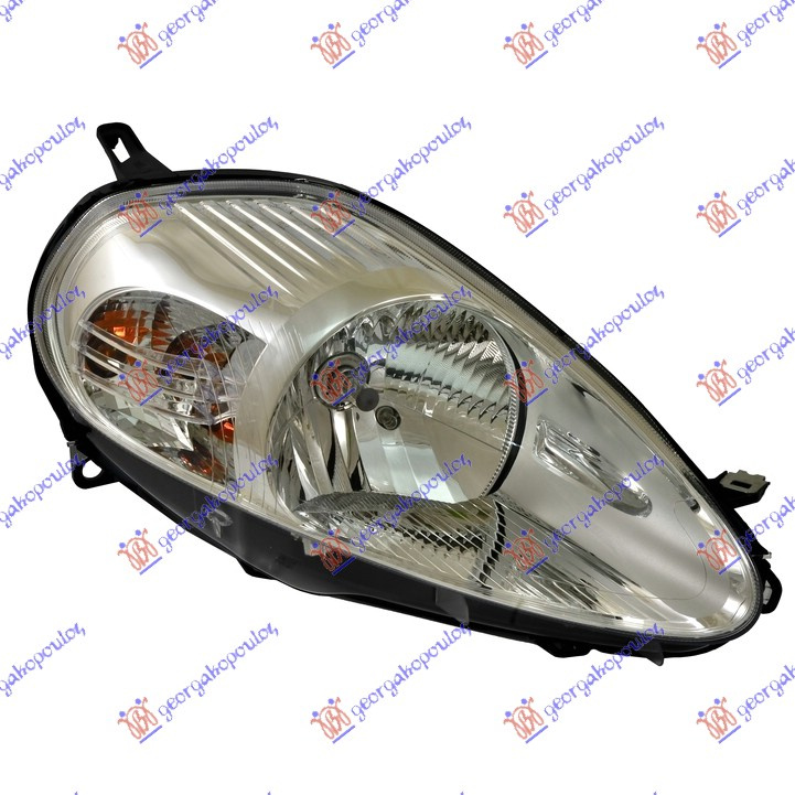 Far Dreapta Electric Cromat 8 Pini Original 2008 Fiat Grande Punto 2005-2006-2007-2008-2009-2010-2011-2012