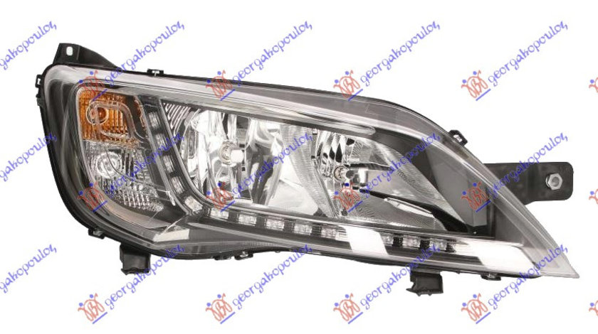 Far Dreapta Electric Cu Led Drl Fiat Ducato 2014-