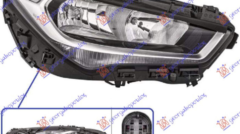 Far Dreapta Electric Cu Led DRL Mercedes CLA C118/X118 2019-2020