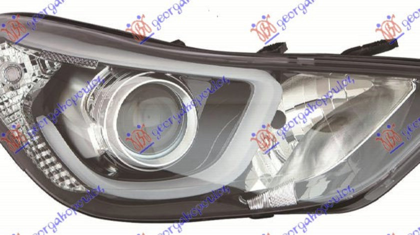 Far Dreapta Electric Cu Xenon, Led Drl Hyundai Elantra 2013-2014-2015