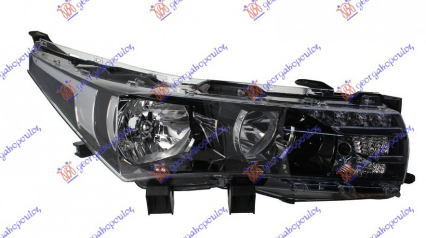 Far Dreapta Electric Negru Cu Led Toyota Corolla Sedan E 15 2013-2014-2015-2016