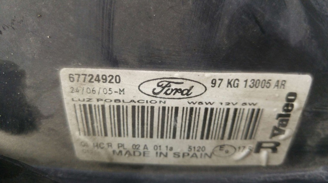 Far dreapta ford ka rb 67724920 97kg13005ar