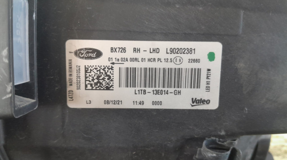 Far dreapta full LED L1TB-13E014-GH Ford Puma 2 [2019 - 2022]