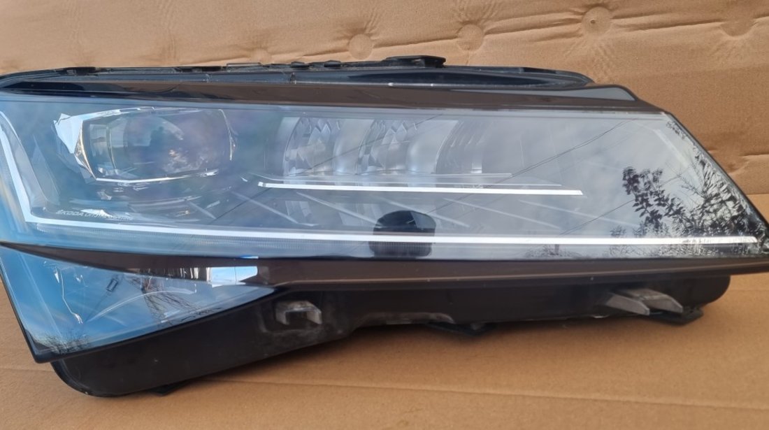 Far dreapta Full Led Skoda Superb 3 Facelift Crystal Lighting 2019 2020 2021