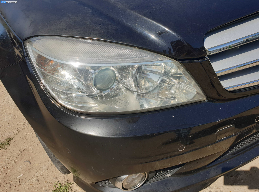 Far Dreapta Halogen cu Lupa FARA Xenon Mercedes Clasa C Class W204 NFL Non Facelift 2007 - 2011 [K6217]