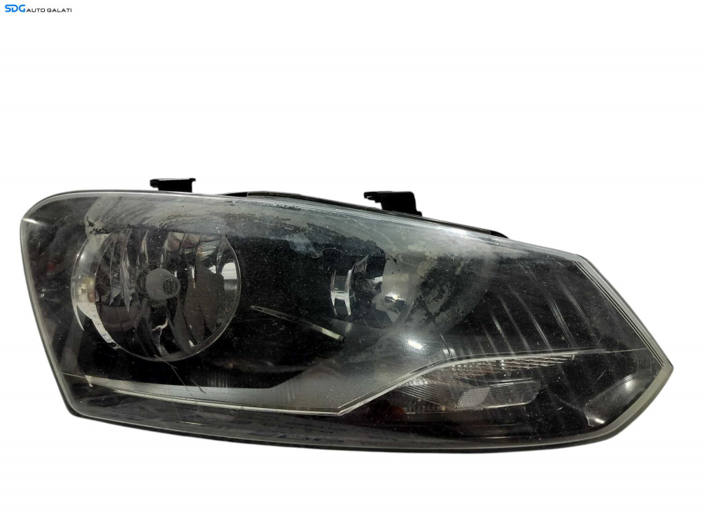 Far Dreapta Halogen FARA Lupa Volkswagen Polo 6R 2009 - 2016 Cod 6R2941008E (Interior Murdar Prafuit) [LC1012]