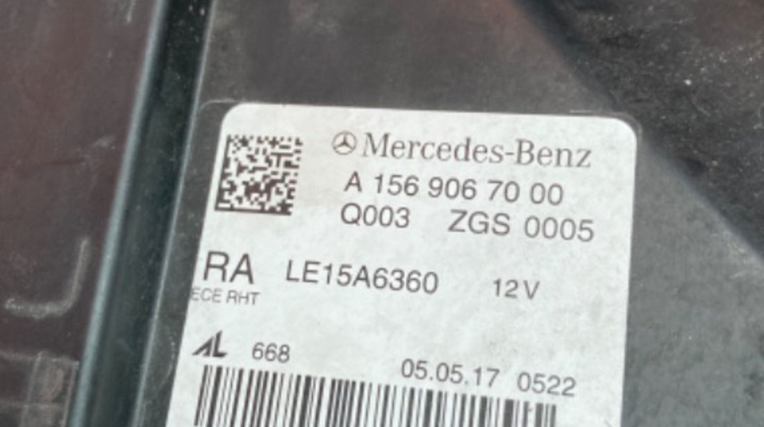 Far Dreapta Led Mercedes GLA X156 Facelift