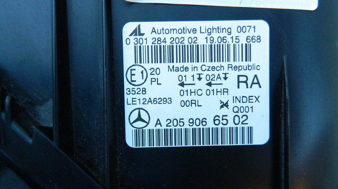 Far dreapta Mercedes C-Class W205 A2059066502
