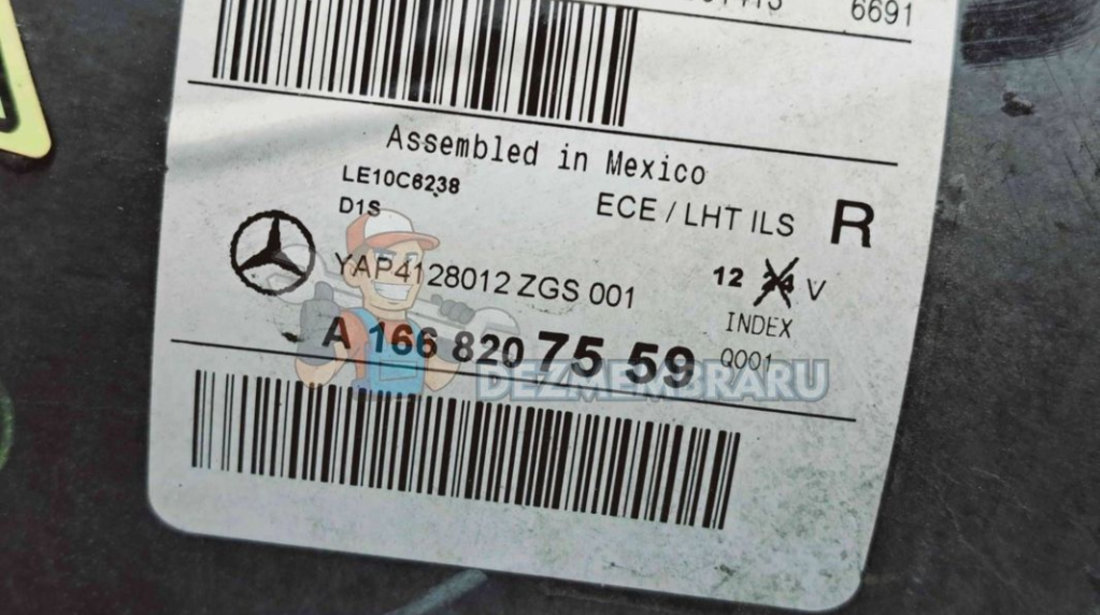 Far dreapta Mercedes Clasa ML (W166) [Fabr 2011-2022] A1668207559