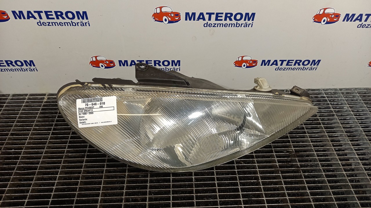 FAR DREAPTA PEUGEOT 206 206 - - (1998 2003)