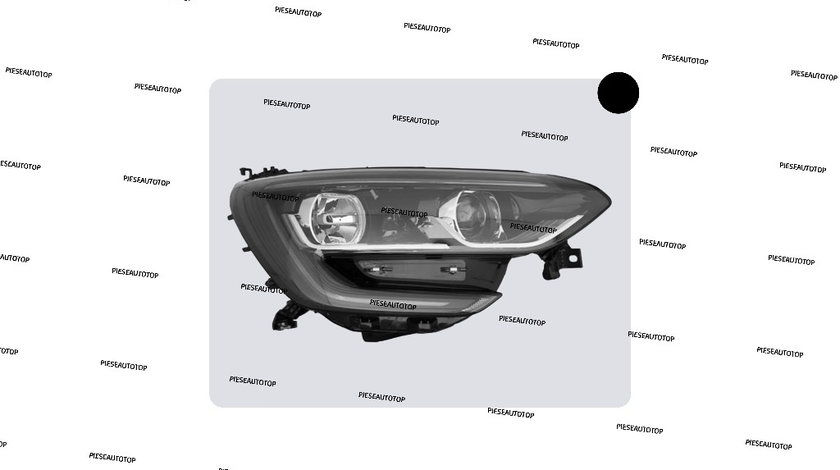 Far dreapta Renault Megane 4 2016-2019 NOU 260100141R (Interior NEGRU) (H7/H7 + LUMINI ZI LED)