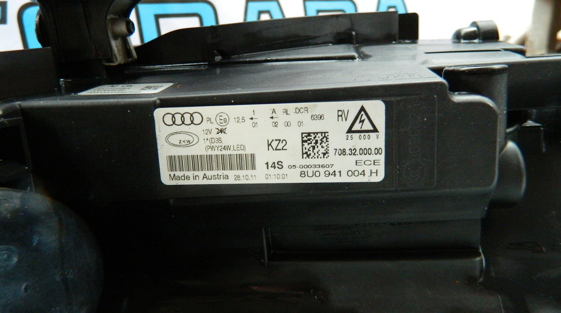 Far dreapta xenon Audi Q3 model 2011-2014 cod 8U0941004H