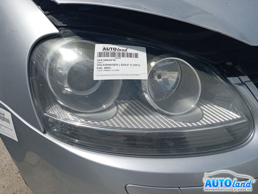 Far Dreapta Xenon Volkswagen GOLF V 1K1 2003