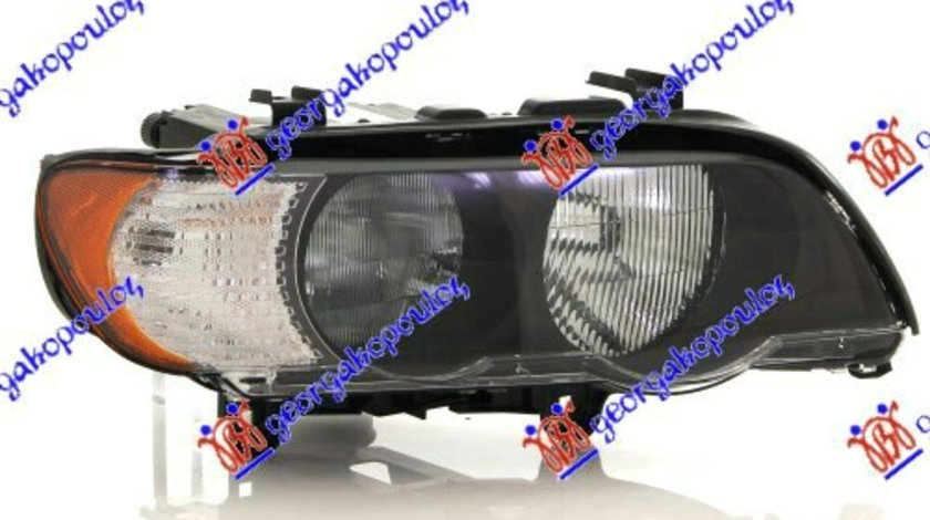 Far Electric Cu Semnalizare Alba Dreapta Bmw X5 E53 2000 2001 2002 2003 2004 2005 2006 2007