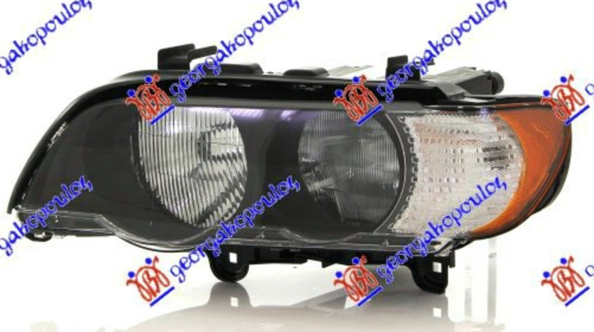 Far Electric Cu Semnalizare Alba Stanga Bmw X5 E53 2000 2001 2002 2003 2004 2005 2006 2007