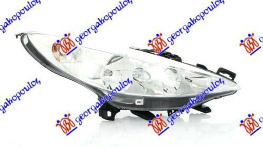 Far Electric Dreapta Peugeot 207 An 2006 2007 2008 2009 2010 2011 2012 2013 2014