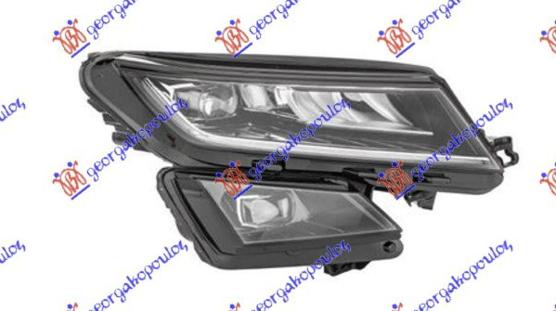 Far Electric Dreapta Skoda Kodiaq 2016 2017 2018 2019 2020 (With Full LED, DRL)