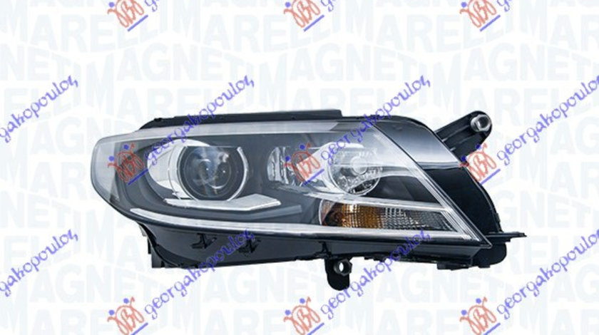 Far Electric Halogen Bixenon Dreapta VW CC 2012 2013 2014 2015 2016 2017 2018 2019 2020 2021