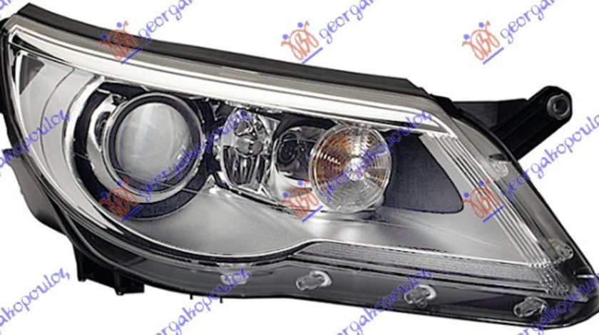 Far Electric Halogen Bixenon Dreapta VW Tiguan 2007 2008 2009 2010 2011