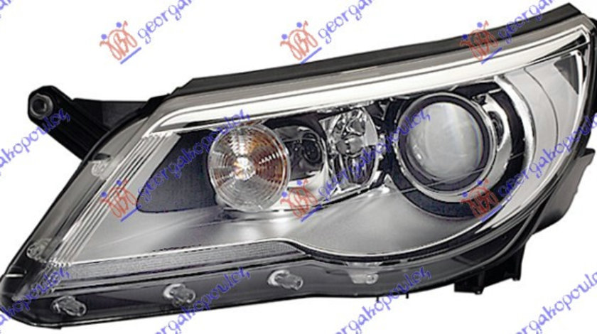 Far Electric Halogen Bixenon Stanga VW Tiguan 2007 2008 2009 2010 2011