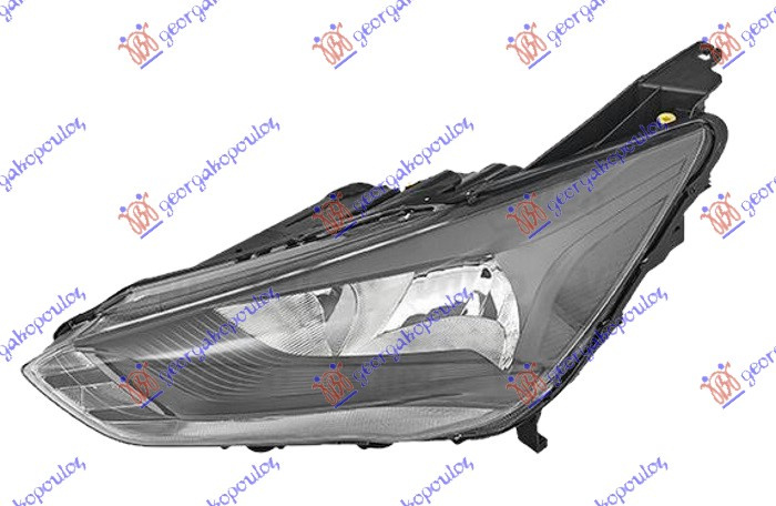Far Electric Halogen Negru Stanga Ford Focus C-MAX 2014 2015 2016 2017 2018 2019 2020 2021