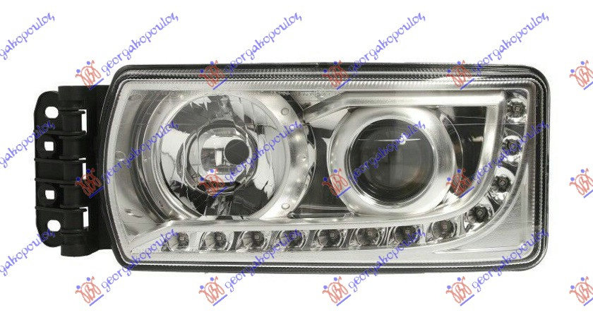 Far Electric Halogen Stanga Iveco Stralis 2003 2004 2005 2006 2007 2008 2009 2010 2011 2012 2013 2014 2015