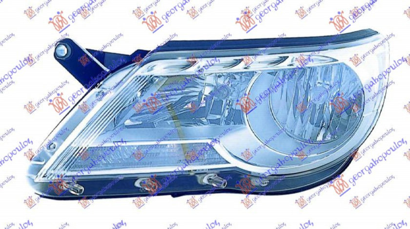 Far Electric Halogen Stanga VW Tiguan 2007 2008 2009 2010 2011