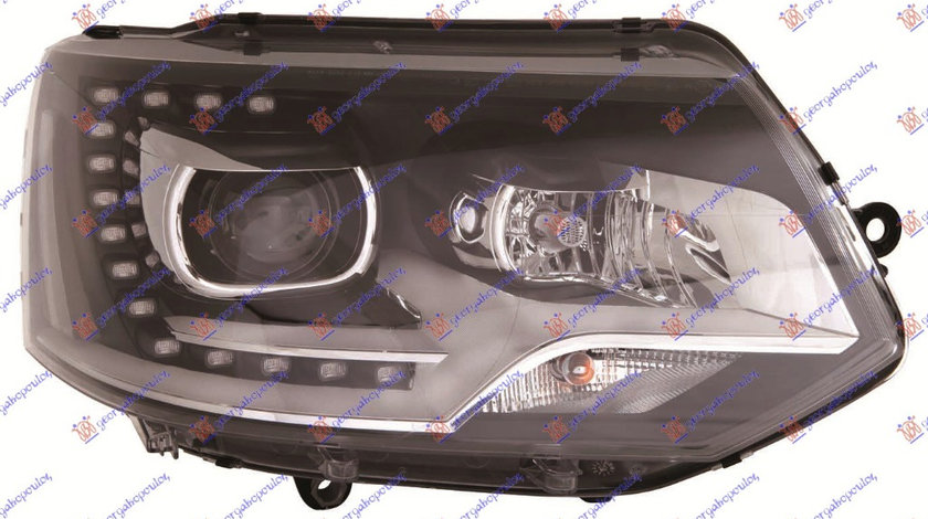 Far Electric Halogen Xenon Dreapta VW Transporter T5 2010 2011 2012 2013 2014 2015