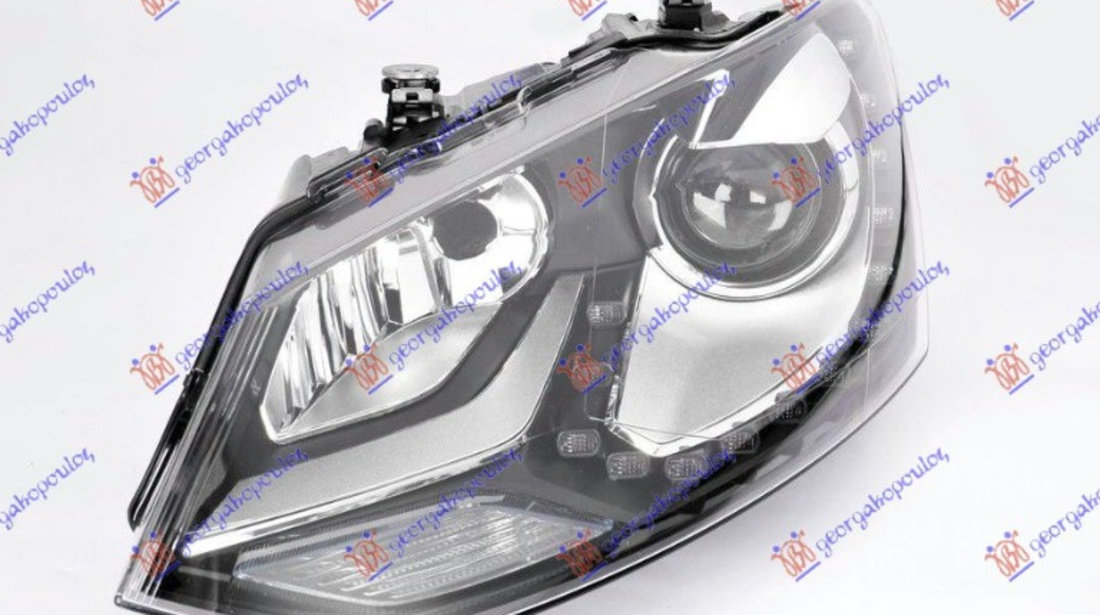 Far Electric Halogen Xenon Stanga VW Polo 2009 2010 2011 2012 2013 2014