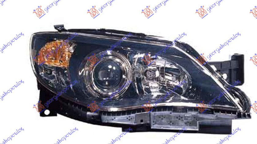 Far Electric pe Halogen Dreapta Subaru Impreza An 2008 2009 2010 2011 2012 2013 2014 (Fundal Negru)