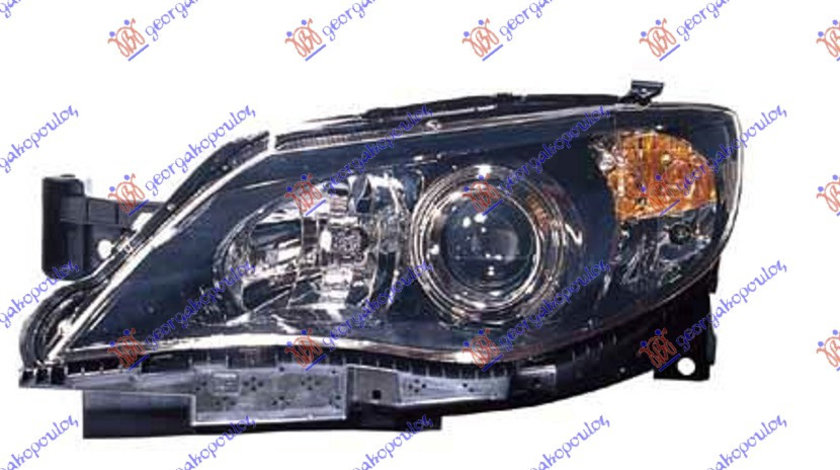 Far Electric pe Halogen Stanga Subaru Impreza An 2008 2009 2010 2011 2012 2013 2014 (Fundal Negru)