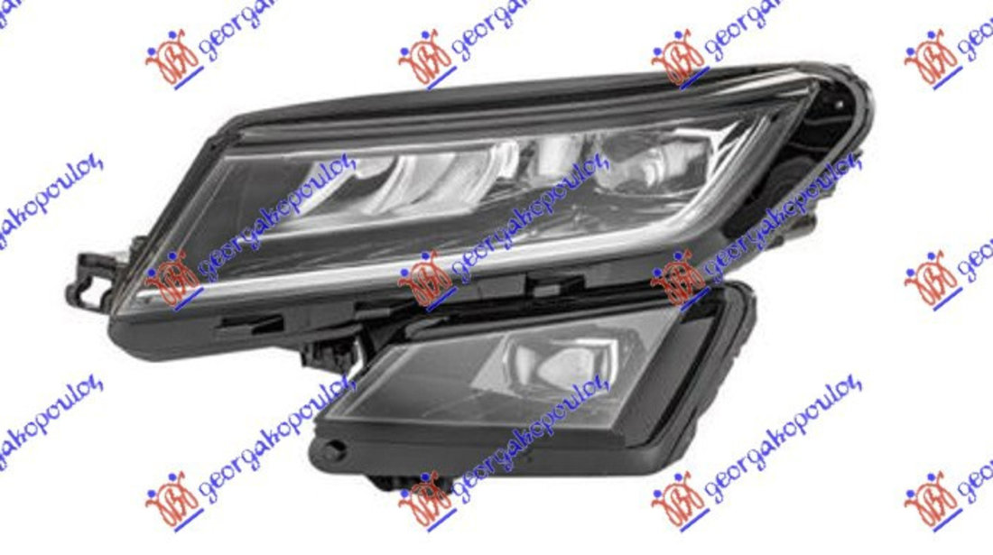 Far Electric Stanga Skoda Kodiaq 2016 2017 2018 2019 2020 (With Full LED, DRL)