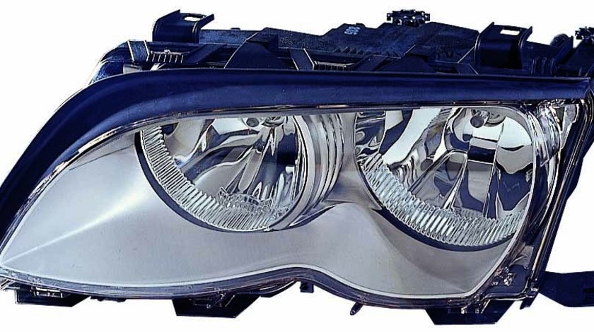 Far gri xenon titanium stanga BMW Seria 3 E46 Sedan 02/05