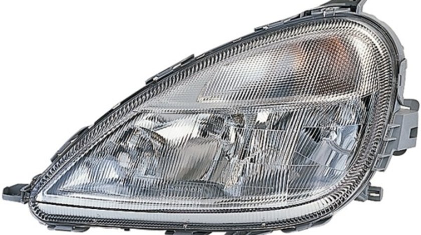 Far halogaen cu lumini de semnalizare cu lentile stanga Mercedes A Class w168 98-04 E mark