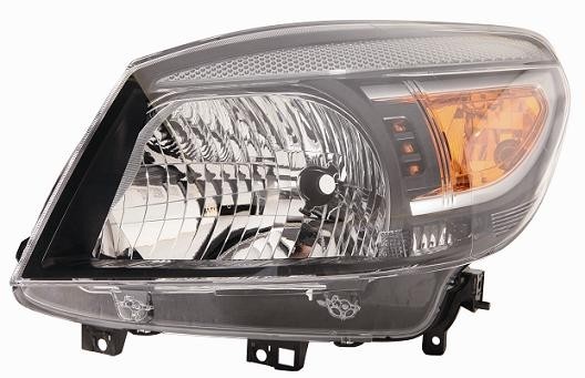 Far halogen negru dreapta FORD RANGER 09/12