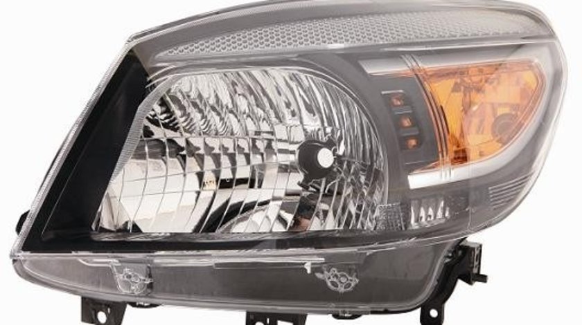 Far halogen negru dreapta FORD RANGER 09/12