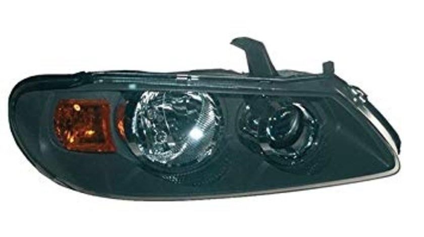 Far halogen negru stanga Nissan Almera N16 H/B 00/06 E-Mark dupa 2002