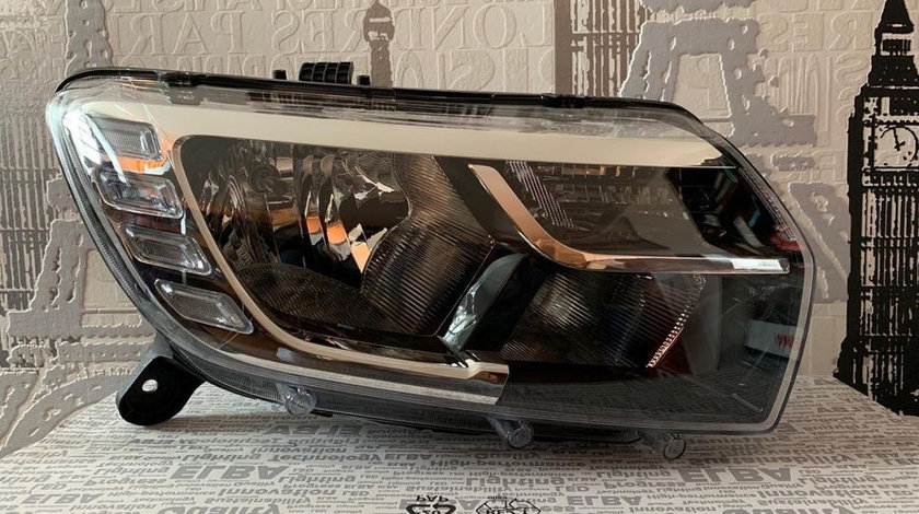 Far led dreapta Dacia Logan 2 2017_2018_2019_2020 NOU OEM ELBA VALEO cu becuri