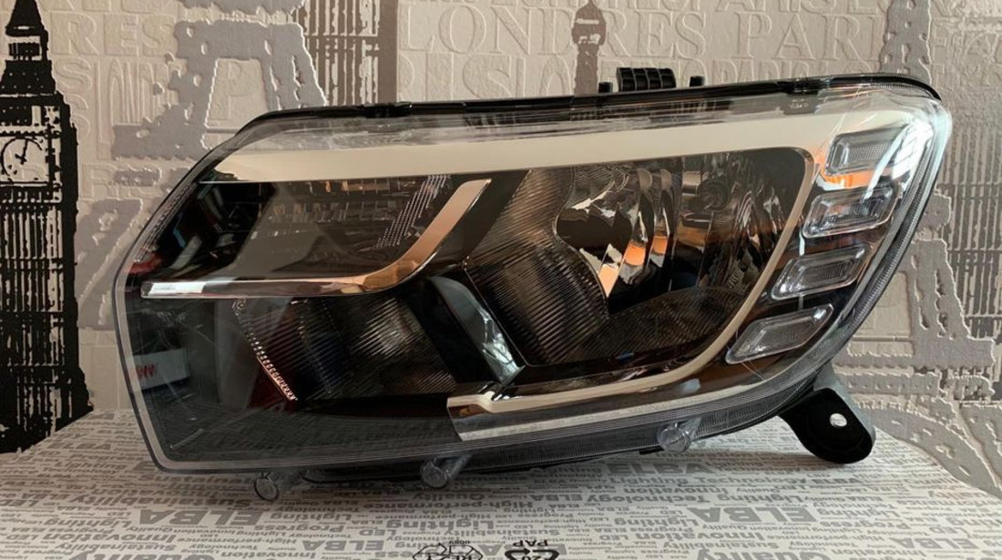 Far led stanga Dacia Logan 2 2017_2018_2019_2020 OEM NOU cu becuri